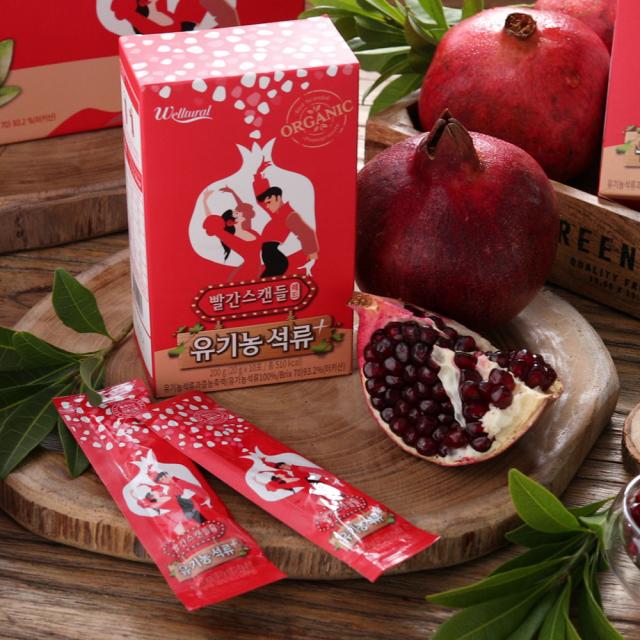 시즌2 유기농 서정희의 빨간스캔들 레드석류 젤리스틱 20g 부모님선물 (옵션선택), 유기농 빨간스캔들 레드석류 20gX120포