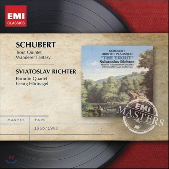 Sviatoslav Richter / Borodin Quartet 슈베르트: 송어 오중주 환상곡 (Schubert: Trout Quintet) 리히테르 보로딘 사중주단