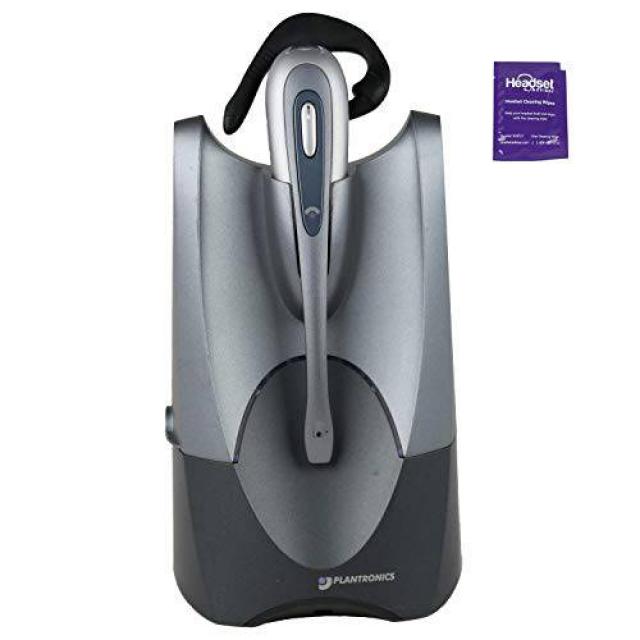 Plantronics CS50 무선 헤드셋 시스템 번들 헤드셋 조언자 닦기 (인증 된, 상세내용참조, 상세내용참조