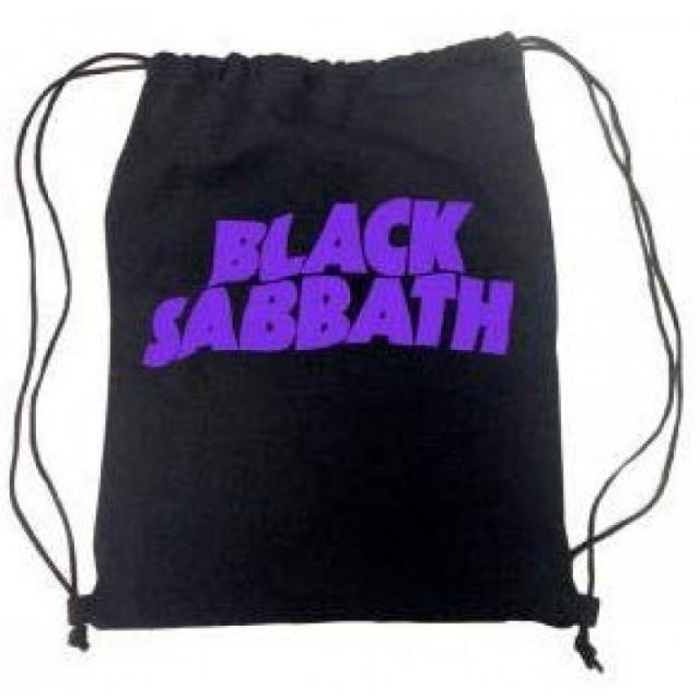 [아마존 상품] 남녀공용 캐주얼 백팩 브라바도 블랙 안식일 로고 백팩 원 사이즈 블랙