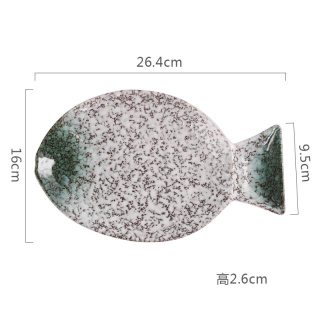 DIPYLON 유튜버 플레이팅그릇 크리에이티브 만두 접시에 초간장 개성 접시 일식 식기 도자기 초, 트and일라잇 스타일