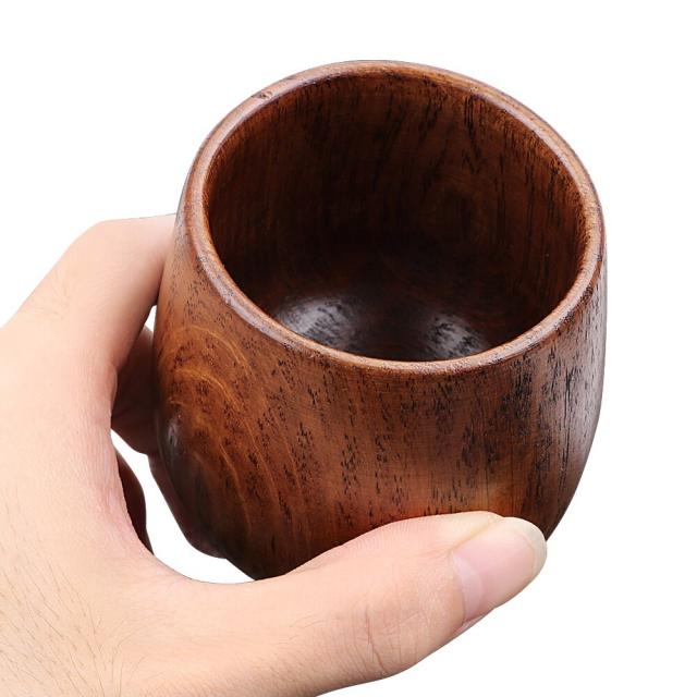 NICEYARD Drinkware 차 컵 마시는 컵 원시적 인 수제 자연 대추 나무 컵 나무 물 커피 컵 Teaware, 단일상품