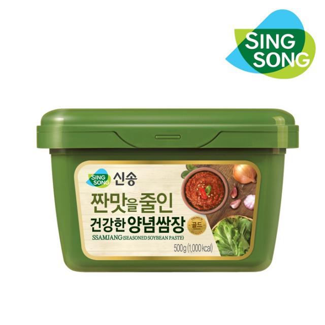 짠맛을 줄인 건강한 양념쌈장 500g, 단일상품