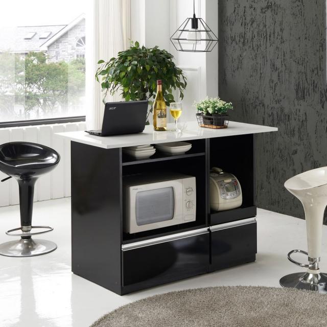 퍼니아트 퍼니아트가구 데이홈바 아일랜드 식탁, 블랙