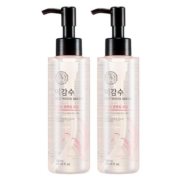 허브데이 더페이스샵 미감수 브라이트 라이트 클렌징 오일 150ml 2개 클렌징크림