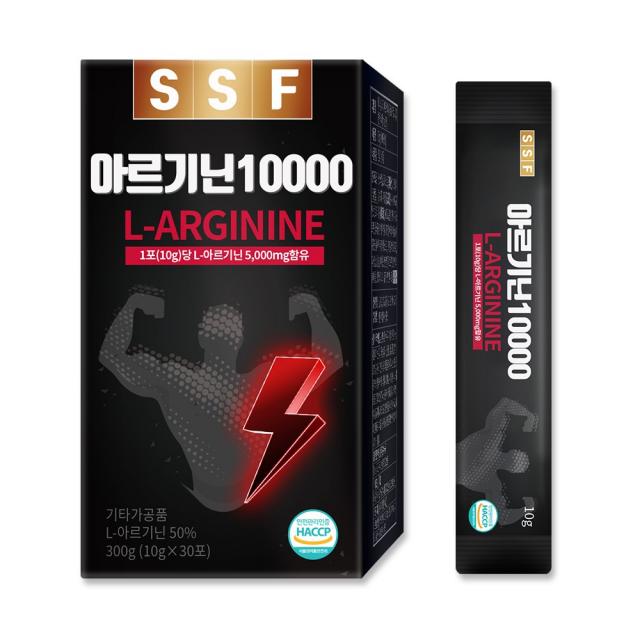 순수식품 아르기닌 10000 고함량 L-아르기닌 5000mg함유 10gX30포(1개월분), 10g, 30개