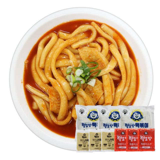 맘카페 입소문난 헬로맘누들떡볶이 420g x 3 (순한맛3)