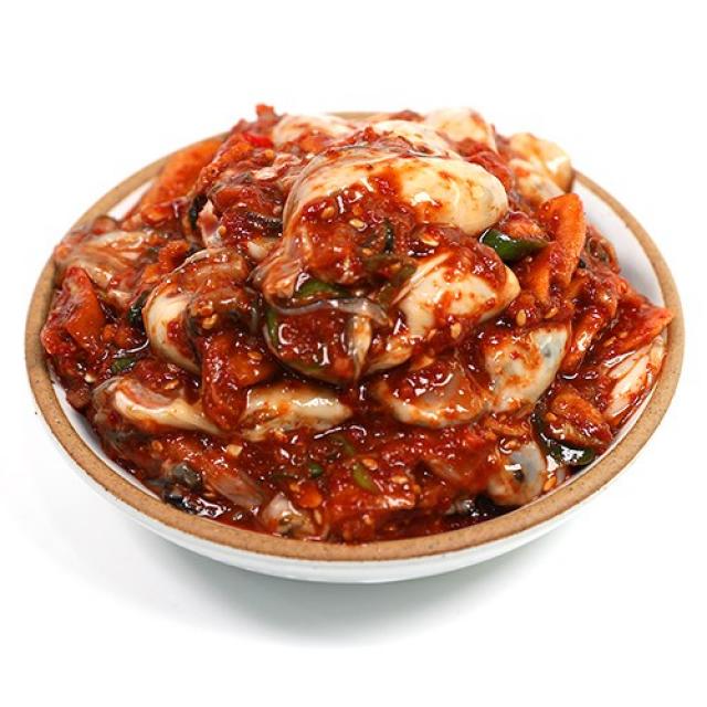 셰프애찬 싱싱하고 탱글탱글한 통영생굴무침600g 600g