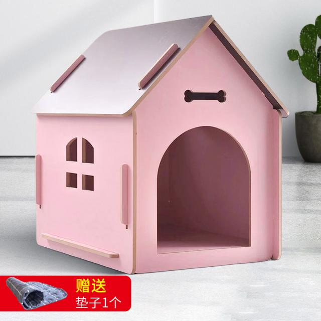 고양이집 . 목제 강아지하우스 실외 방타입 별장 고양, C03-L(18키로이내 애완동물 적합사용 58*44*5