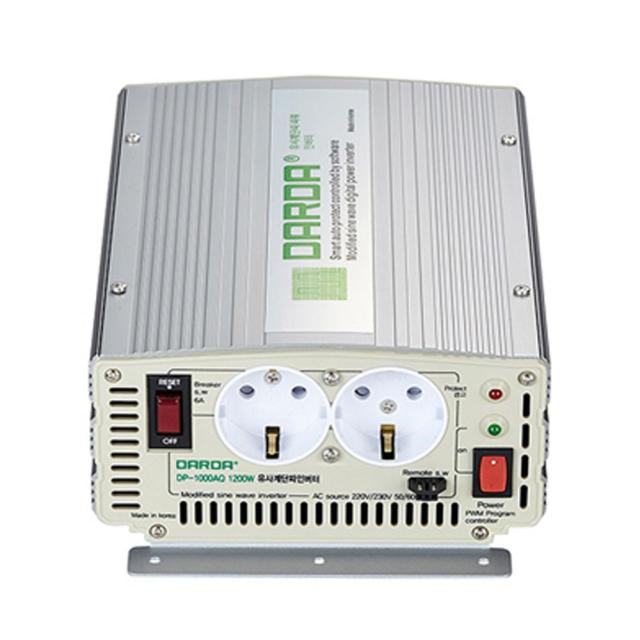 차량용인버터 12v 400w, 500w, 1200w, 1500w, 2000w, 3000w 국내산 다르다인버터 유사계단파, DP1000AQ