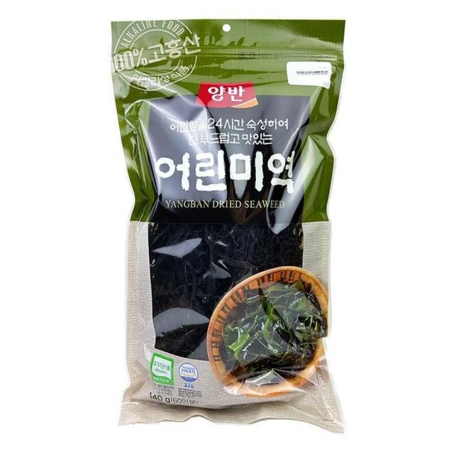 IN331 양반 어린미역 140g양반어린미역 어린미역 맛있는미역 콩식용유 들기름김 식탁김 올리브김 단호박죽, v본상품선택V