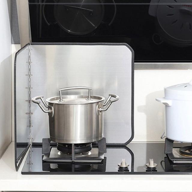 튀기는 음식 다 보호해주는 벽오염 가림막 가스레인지 가드 뒷정리 필수품, 1개