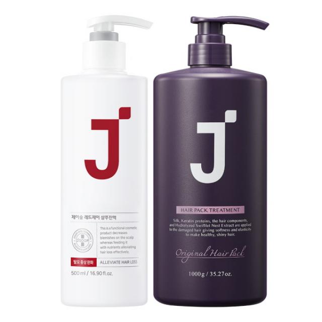 [제이숲] 모발강화세트 (레드제이 샴푸+헤어팩 트리트먼트), 상세 설명 참조, 제품선택:단일품목