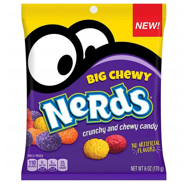 Nerds 너즈 Big Chewy Candy 사랑방캔디 빅 츄이 캔디 6oz(170g) 12팩, 1세트, .g