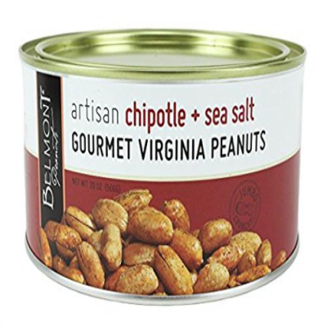 Belmont Peanuts Artisan Gourmet Virginia Peanuts (Chipotle Sea Salt 10 oz) 벨몬트 땅콩 숙련공 버지니아 땅콩 (Chi, 1