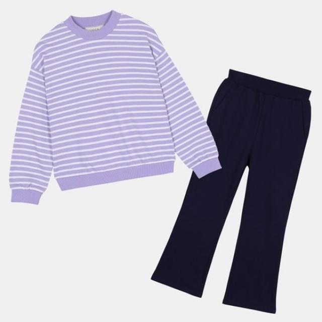 일로딜로 [쇼핑점] 여아주니어 봄, 여름까지~여름신상템 상하세트/원피스/티셔츠/반바지/레깅스등등 할인전!! [루즈핏 상의 나팔 상하세트] IDMS22S50