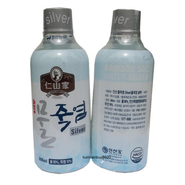 인산가 인산죽염 물죽염 실버 300ml X 2병 한국산 양치 조리등 무료배송