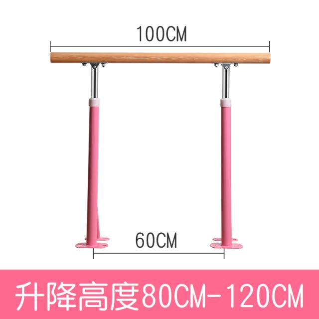 헬스바 무용 가정용 프로페셔널 춤연습 기구 교실 보조 공구 승강가능 단련 다리훈련, T09-핑크 1베이지
