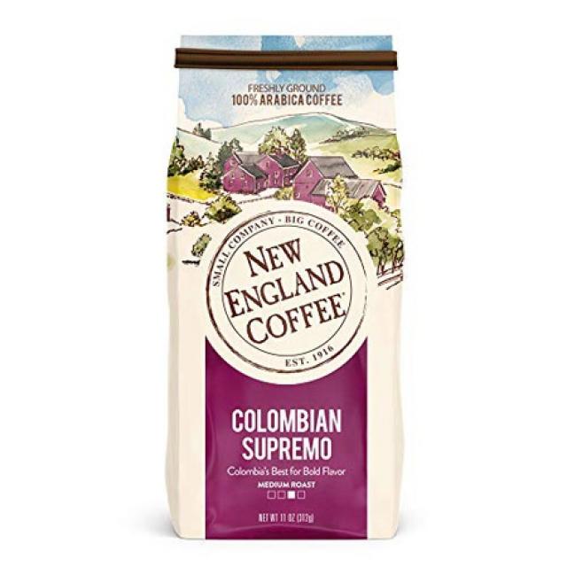 New England Coffee 뉴잉글랜드 커피 콜롬비아우월률2c 미디엄 로스트 그라운드 커피 11온스(1카운트) 가, 상세 설명 참조0, 상세 설명 참조0