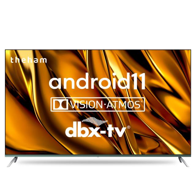 더함 65인치 퀀텀닷 QLED 스마트 TV 안드로이드 OS 11 UA651QLED, 직배송(자가설치)