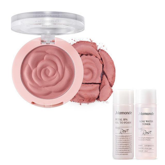 [마몽드(화장품)] 플라워 팝 블러셔 8g (옵션)(구매금액대 증정), 색상:1호 핑키 프로미스, 상세 설명 참조