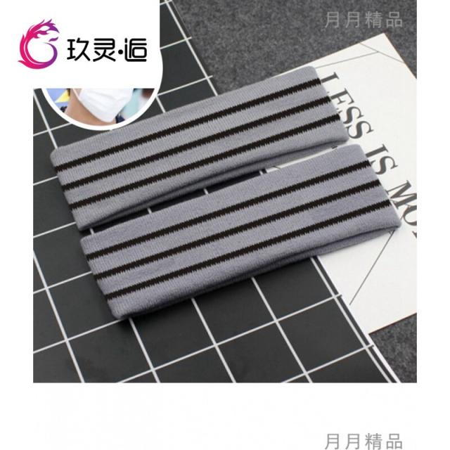 구령후 헤어밴드 남자 한국판 일상 착용하고 TFBOYS 왕준개 한방스포츠 헤어밴드 땀흡수 핫도그 헤어 헤어 샴푸 멍석 셀카 검댕이, 단일상품