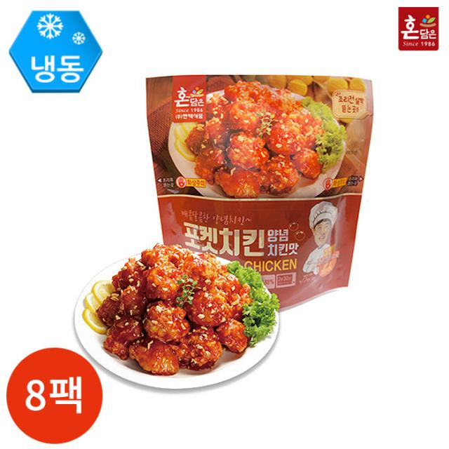 한맥 혼담은 포켓치킨 양념치킨맛 180g x 8팩, 단품