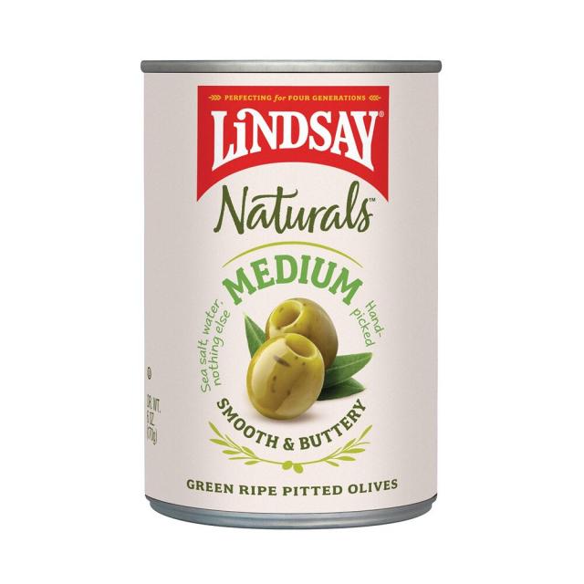 린지 내추럴 미디움 그린 올리브 170g 12개 / Lindsay Naturals Medium Green Olives Smooth & Buttery