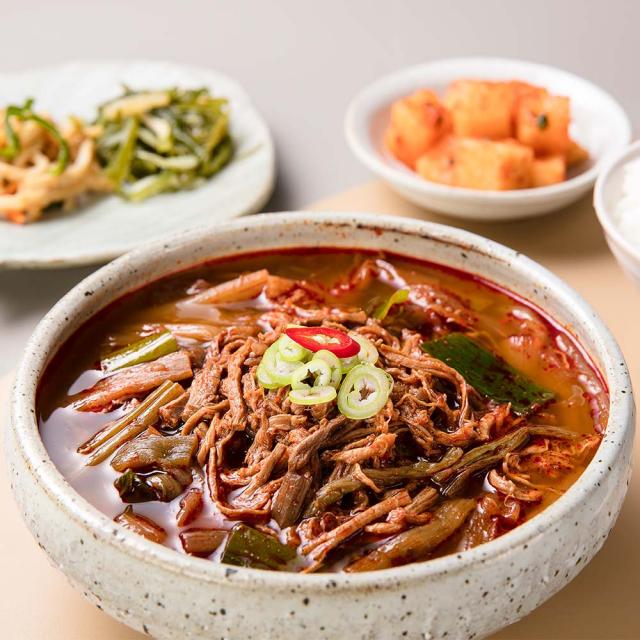 핑크테이블 전통육개장 600g, 전통육개장(600g) 5팩 (1000원 할인)