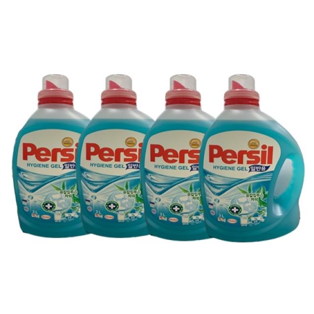 퍼실 유칼립투스 파워 하이진 젤 일반용 액상세제 본품, 3L, 4개