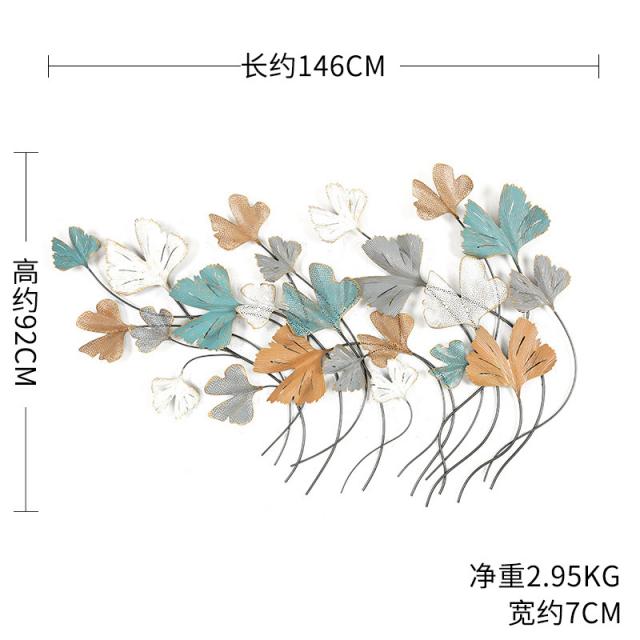 핸드메이드 구제 스틴 채엽 벽장식장식품 독창적 배경 벽면데코 장신구 x2개, 가볍게 날리다