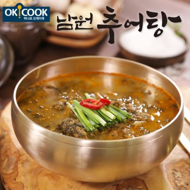 OKCOOK [농협OKCOOK] 국내산 원재료로 만든 남원추어탕 12팩+초피 12봉, 1