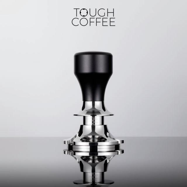 touch coffee 커피머신 프레스 템퍼 바리스타 디스트리뷰터 레벨링툴 58.5mm, 블랙