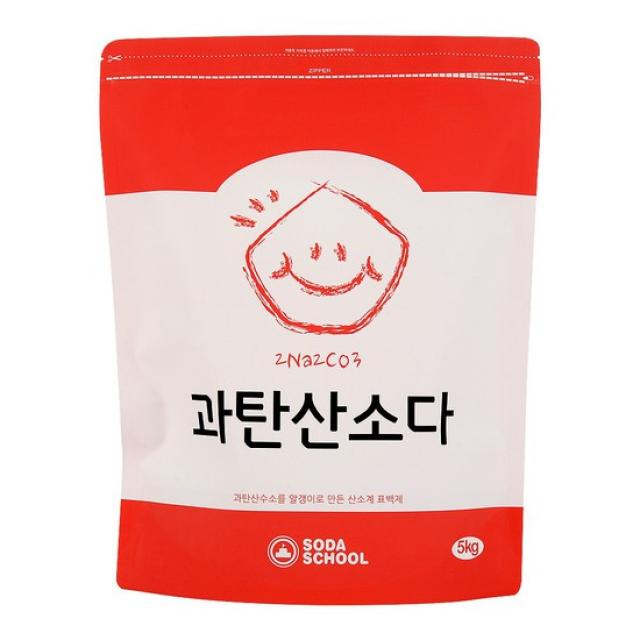 소다스쿨 산소계 표백제 과탄산소다 대용량, 5kg, 1개