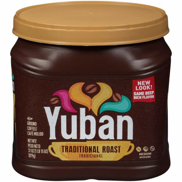 Yuban Traditional Medium Roast Ground Coffee 유반 트래디셔널 미디엄 로스트 그라운드커피 31oz(879g), g, 없음