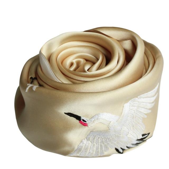 실크 스카프 브로케이드 하우스 자수 자수 레이디 여성 항주 소주 자수 Su 자수 숄