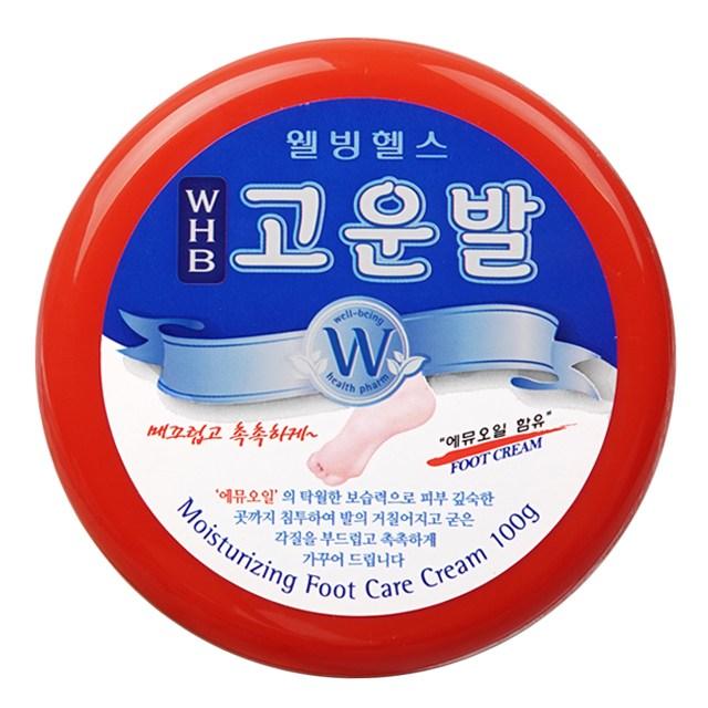 약국전용 웰빙 헬스팜 고운발 풋크림 100g 2개, 1SET+시린메드F증정