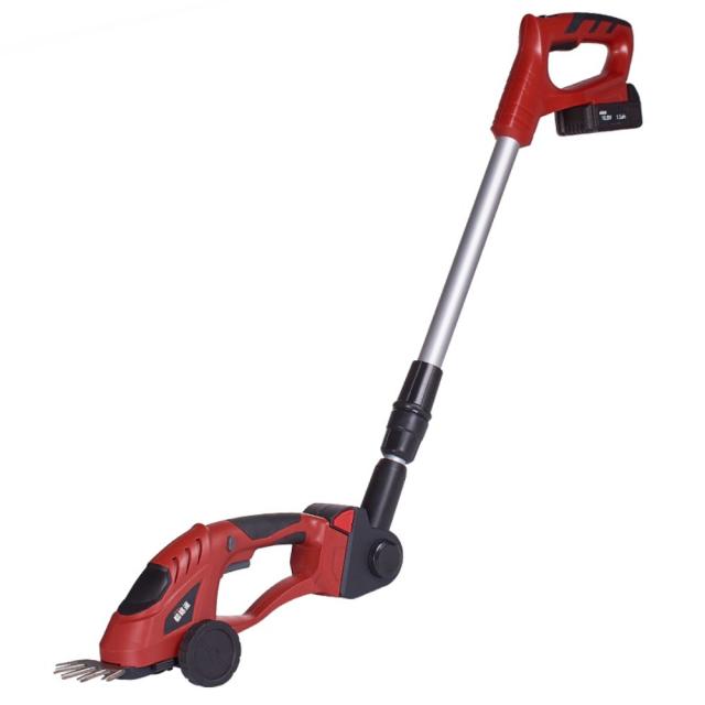 미니 예초기 전기 충전예초기 잔디깍는기계 잔디깍기 정원꾸미기 원예용퓸, 10.8V (더블 커터 헤드 + 텔레스코픽로드 포함)개