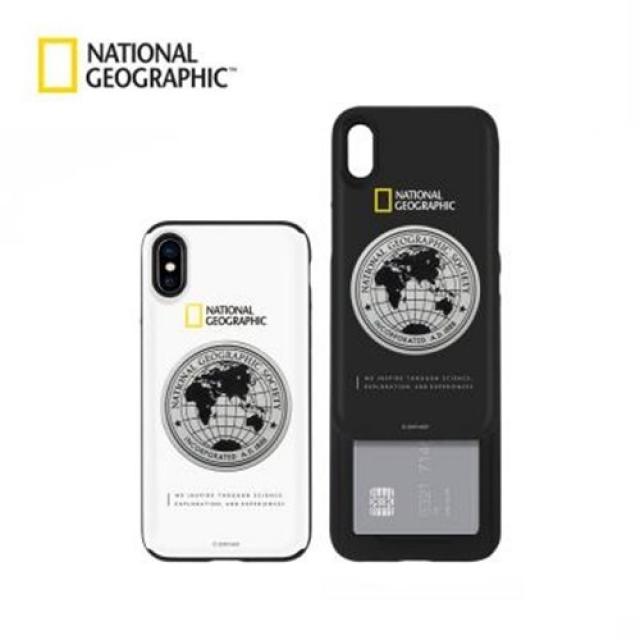 아트박스/내셔널지오그래픽 내셔널지오그래픽 메탈 데코 아이슬라이드 케이스 - 아이폰XS Max