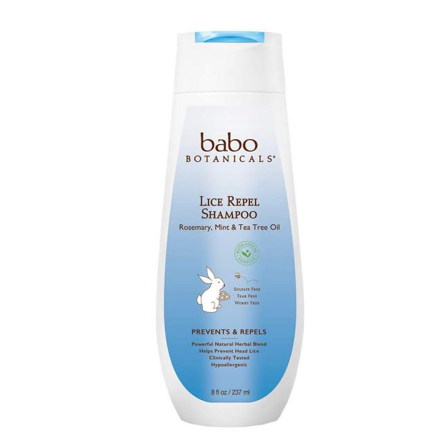 Babo Botanicals 라이스 레펠 샴푸 파워풀 올 내추럴 티 트리 블렌드, 237ml, 1개