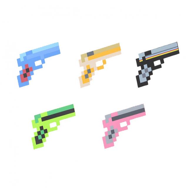 마인크래프트 무기 TNT 다이아몬드 변신 검 곡괭이 칼 활 마인크래프트굿즈 마인크래프트 게임 다이아몬드 칼 곡괭이 도끼 스티브 쿨리 마스크 어린이 장난감, 23cm 긴 파란색 권총 (다른 색상도 언급 가능)