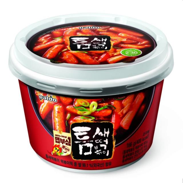 팔도 틈새떡볶이 166g x 16개입 1박스 매운맛의 자부심 빨계떡