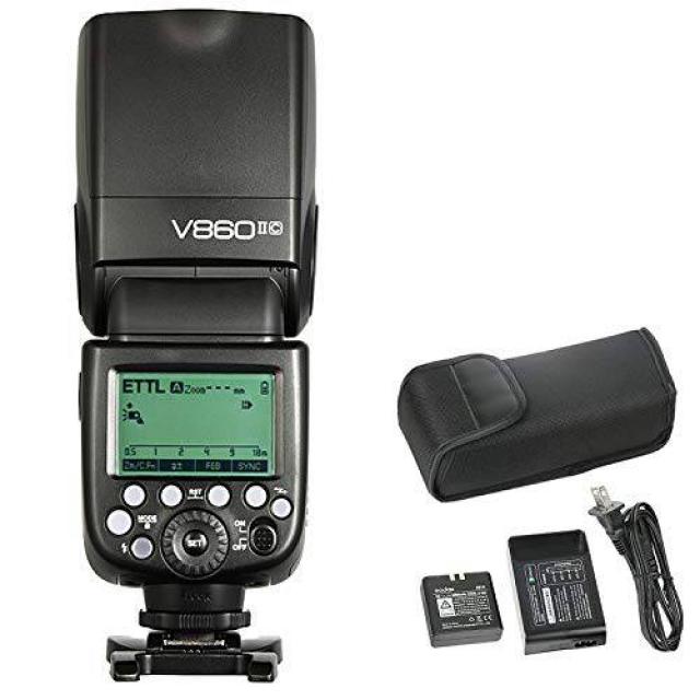 Godox V860II-C 선구적인 카메라 플래시 스피드 라이트 2.4GX 무선 HSS GN, 상세내용참조