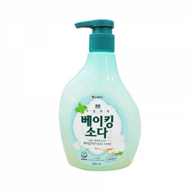 (2개묶음)퐁퐁 베이킹소다 450ml 용기 /TJS-43376 위생관리 세제 세정제 청소용품 주방세제