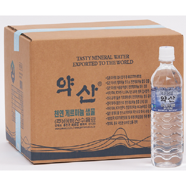 1.8L 1박스/500ml 1박스약산수 약산샘물 약산생수 과거청와대납품했었던생수, 500ml 1박스, 500ml