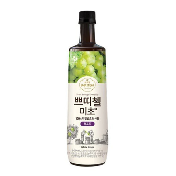 쁘띠첼 미초 청포도, 900ml, 5개