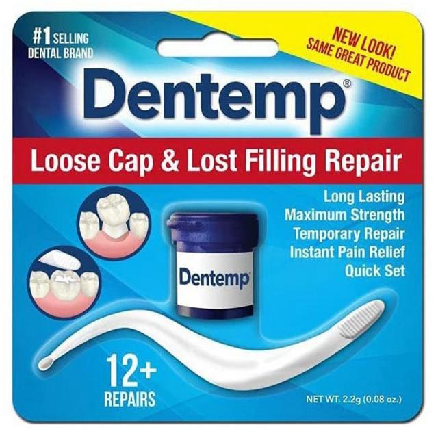 Dentemp Loose Cap Lost Filling Repair Kit 치과 시멘트