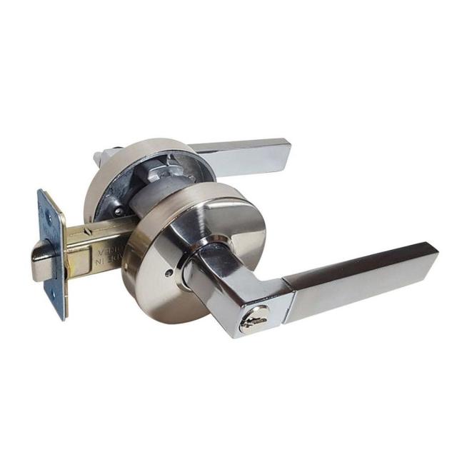 MDF2428 스마토 도어락 목문레버 침실용 실버 DL06K-SN 도어락/도어록/목문레버/레버타입