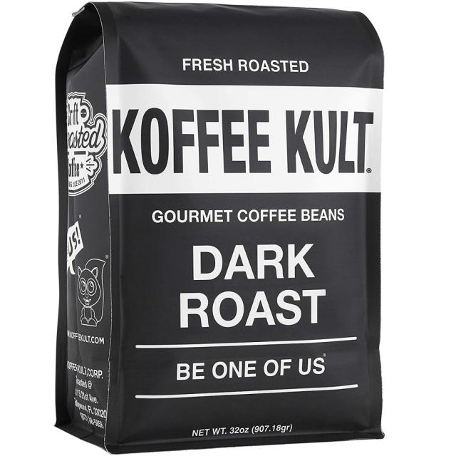 Koffee Kult Gourmet Aromatic Artisan Blend 코피컬트 다크 로스트 홀빈 커피 907g, 상세설명참조