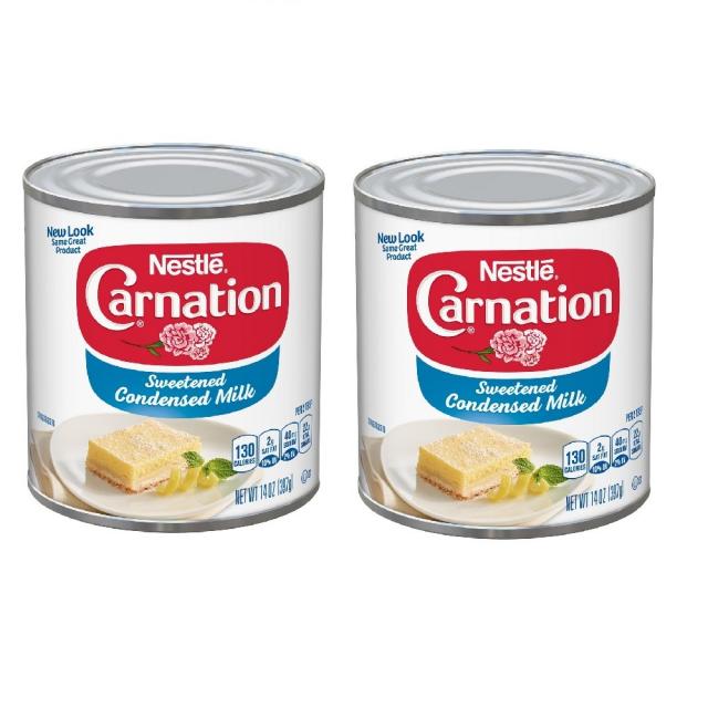 Nestle 네슬레 카네이션 스위트 연유 Carnation Sweetened Condensed Milk 14oz(397g) 2팩, 1개